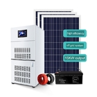 نظام مولد الطاقة الشمسية بقدرة 15 كيلو وات، مجموعة كاملة للتخزين الكهروضوئي خارج الشبكة بقوة 220 فولت