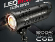 SL200W Pro LED Photo Light ، أضواء LED المحمولة للتصوير الفوتوغرافي درجة حرارة اللون 5500K
