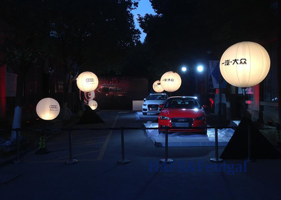 ضوء البالون المضخم التجاري 3m كرة هوائية مخصصة PVC مع ضوء LED 800W