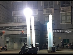 إضاءة الطوارئ COLUMUS برج مضخم HMI1000W 360 درجة بدون إضاءة محمولة في الهواء الطلق