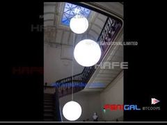 كرة ضوء قابلة للنفخ ملونة RGBW من سلسلة Muse