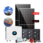 مجموعة كاملة نظام الطاقة الشمسية 5000w نظام الطاقة الشمسية الهجينة المنزل 5KW نظام الطاقة الشمسية خارج الشبكة