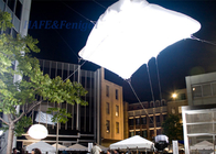 إضاءة البالونات الفيلمية من نوع الهيليوم لمشهد الحدث مع فيلم أو جهاز تلفزيون قابل للتخفيف