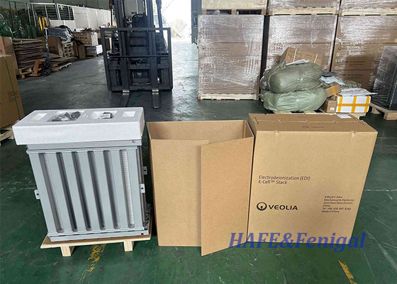 30 سم × 61 سم × 74 سم التدفق الاسمي 7.0 م 3 / ساعة VEOLIA وحدات EDI E-Cell MK-7