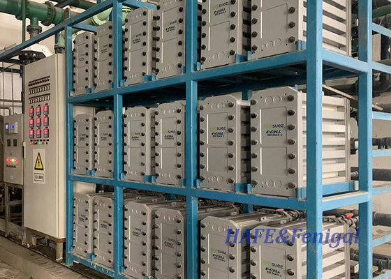 وحدات Veolia EDI E-Cell-3X الحد الأقصى لإنتاج المياه 6.4 م3 / ساعة استرداد ما يصل إلى 97%