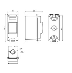 صندوق توزيع IP66 للتوافق الكامل وسهولة التثبيت 276X 154X 145mm