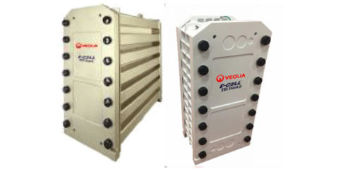 VeoliaTM E-Cell* EDI MK-3MiniHT: الماء النقي جداً 1.14 م3/ساعة تدفق، مقاومة ≥10 ((Pharm.)