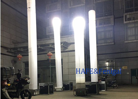 برج المنارة القابل للنفخ المحمول إعلانات الطوارئ Hmi 1000W 1-3M دعم تخصيص