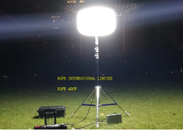 ضوء البالون المضغوط المضغوط 400W LED بدون إضاءة لإنقاذ البناء