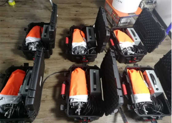 ضوء البالون المضغوط المضغوط 400W LED بدون إضاءة لإنقاذ البناء
