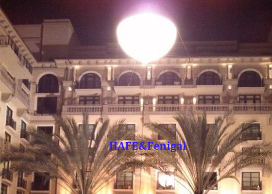 الكرة 3.6kw 4.2m / 14foot هليوم الضوء القابل للتخفيف LED DMX CRMX التحكم في فيلم البالون الضوء