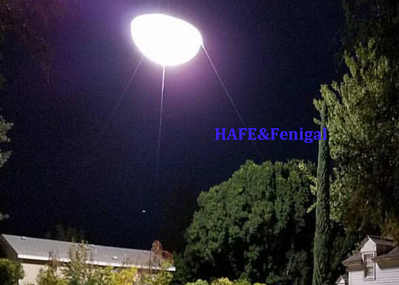 إيليبس 3.6kw هليوم المملوءة بالهواء الضوئية القابلة للتضييق LED DMX CRMX التحكم في فيلم البالون الضوء