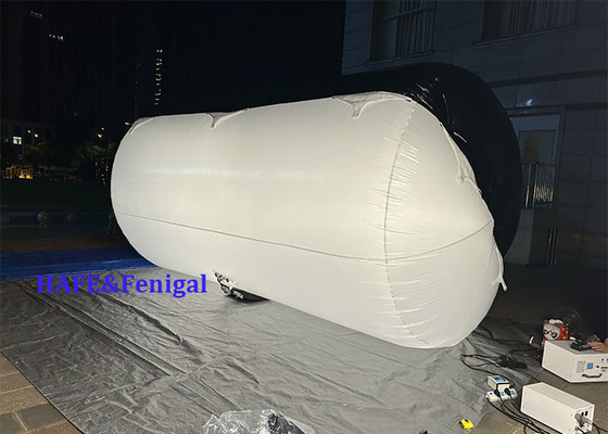 1.8kw Tube Helium Air Filled Bi Color LED DMX CRMX Control Balloon Lights فلم