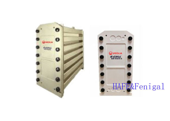 وحدات Veolia EDI E-Cell-3X الحد الأقصى لإنتاج المياه 6.4 م3 / ساعة استرداد ما يصل إلى 97%