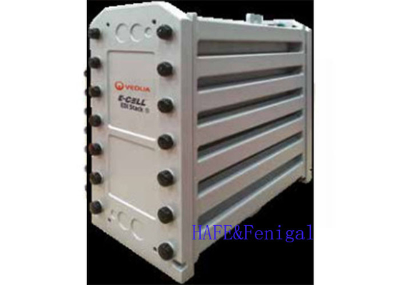 وحدات Veolia EDI E-Cell-3X الحد الأقصى لإنتاج المياه 6.4 م3 / ساعة استرداد ما يصل إلى 97%