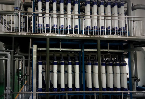 PVDF وحدات غشاء التصفية فوق الضغط الداخلي عالية التدفق UF3OA160L