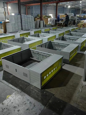 SMC 1000x800x700mm الصفائح الزجاجية الحجرة مربع عازل