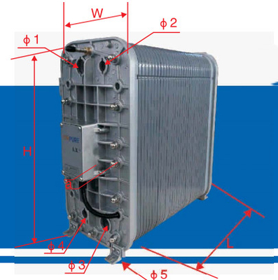 0.5-0.7m3 / H EDI المكعبات LX-HD-50 لعملية التطهير في درجات الحرارة العالية