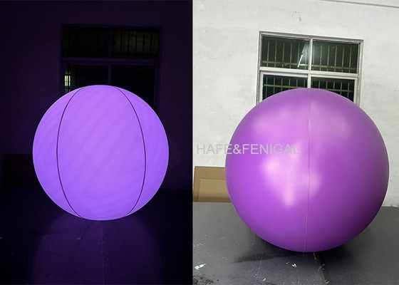 بالون LED تفاعلي من نوع 1M الأرجواني تجربة إضاءة الحفلات الموسيقية النهائية