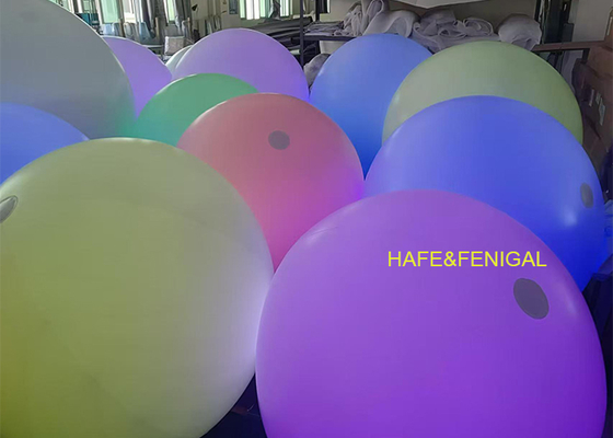 ضوء بالون LED RGB تفاعلي بلمسة لتغيير الألوان بطول 4 أقدام: مثالي للفعاليات وجذب الحشود
