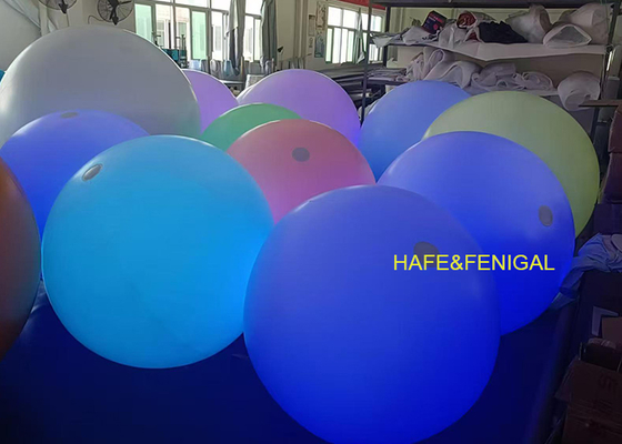 ضوء بالون LED RGB تفاعلي بلمسة لتغيير الألوان بطول 4 أقدام: مثالي للفعاليات وجذب الحشود