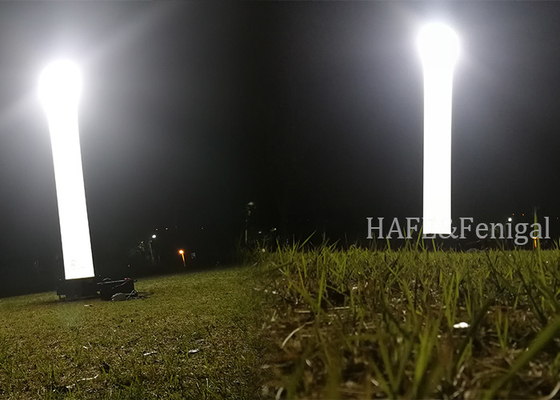 نظام برج الإضاءة في حالات الطوارئ القابل للنفخ HMI1000W 360 درجة بدون وهج خارجي محمول