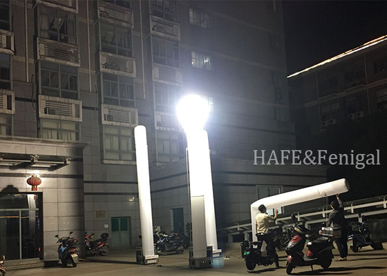 مصدر الطاقة الخارجي اختياري 120V / 50HZ HID 1000w بطارية برج الإضاءة الطارئة القابلة للنفخ