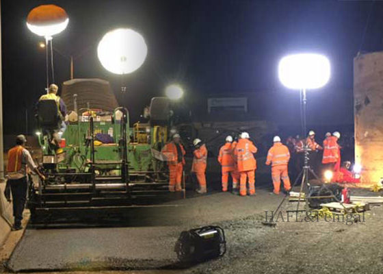 برج إضاءة LED قابل للنفخ وقابل للتعتيم بقوة 800 واط، قابل للتخصيص لإنقاذ الليلي وسلامة البناء