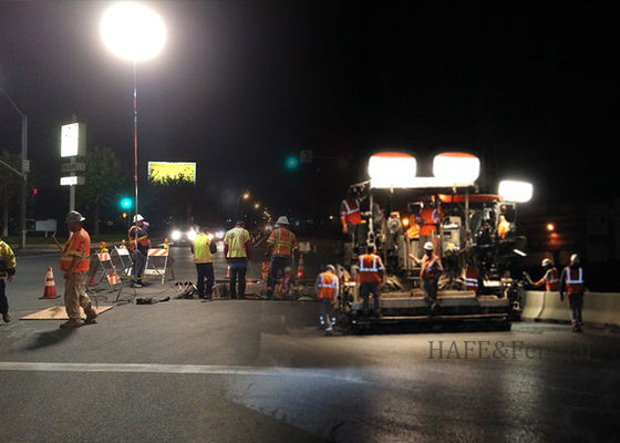 برج إضاءة LED قابل للنفخ وقابل للتعتيم بقوة 800 واط، قابل للتخصيص لإنقاذ الليلي وسلامة البناء