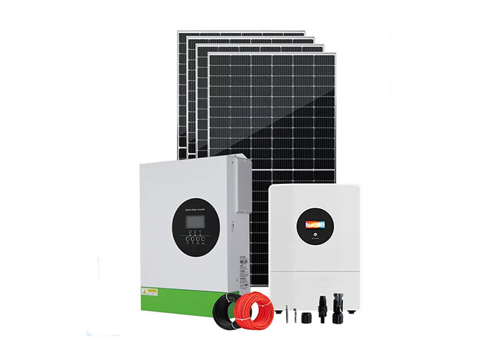5.5kw نظام تخزين الطاقة من الطاقة الشمسية خارج الشبكة الحزمة الكاملة السيليكون أحادي البلور