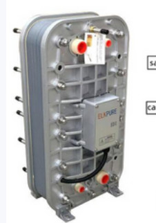 5.1-7.67m3/Hr الأيون النقي CEDI LX-Z IP-LXM45Z-5 مع عملية صديقة للبيئة