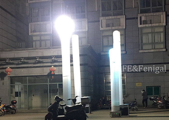 مصدر الطاقة الخارجي اختياري 120V / 50HZ HID 1000w بطارية برج الإضاءة الطارئة القابلة للنفخ
