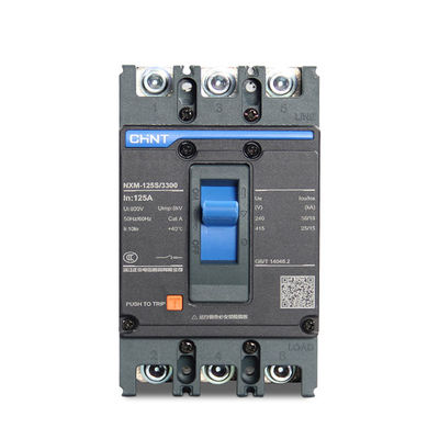 Chint NXM مصبوب حالة الدائرة قواطع 3 القطب 4 القطب NXM-63 125S 250S 400S 630S 380V 415V Icu تصل إلى 50kA