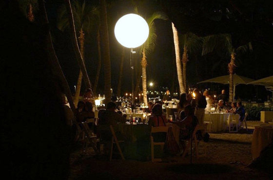 في الهواء الطلق في الأماكن المغلقة 600 واط ضوء القمر بالون الحدث الديكور 1.6m / 5.2ft القطر